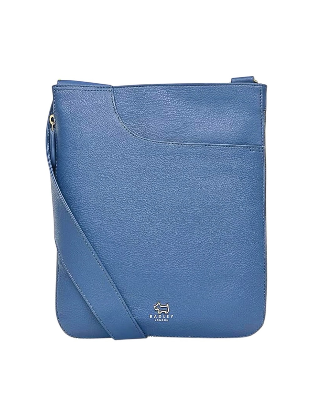 Radley London Pockets Icon‎ Crossbody Teal Blue Leather Medium Size